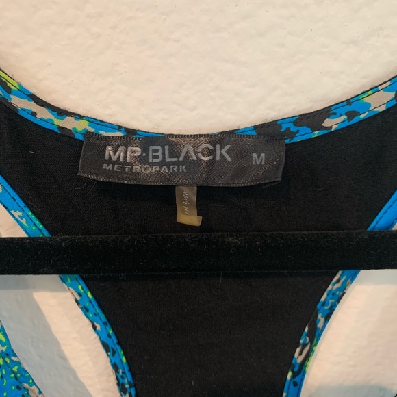 Metropark Blue Racerback Tank - Picture 2 of 4